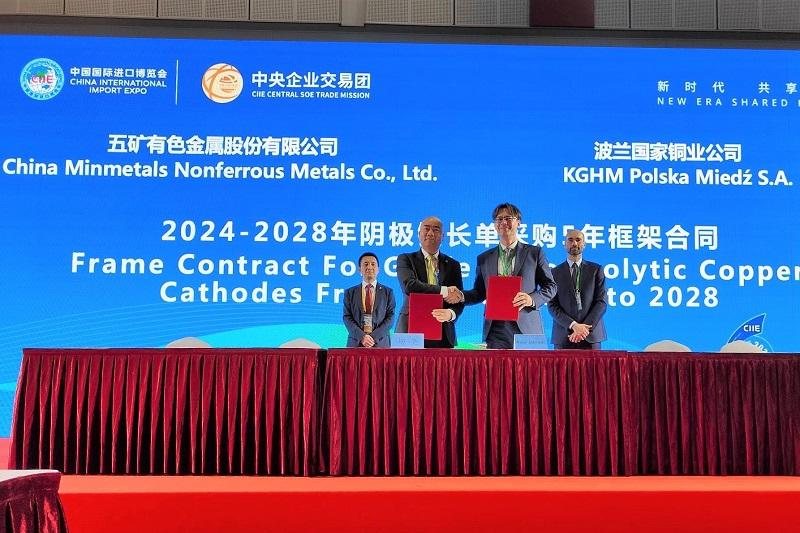 KGHM przedłuża kontrakt z China Minmetals. Wartość umowy: 4,882 mld dolarów