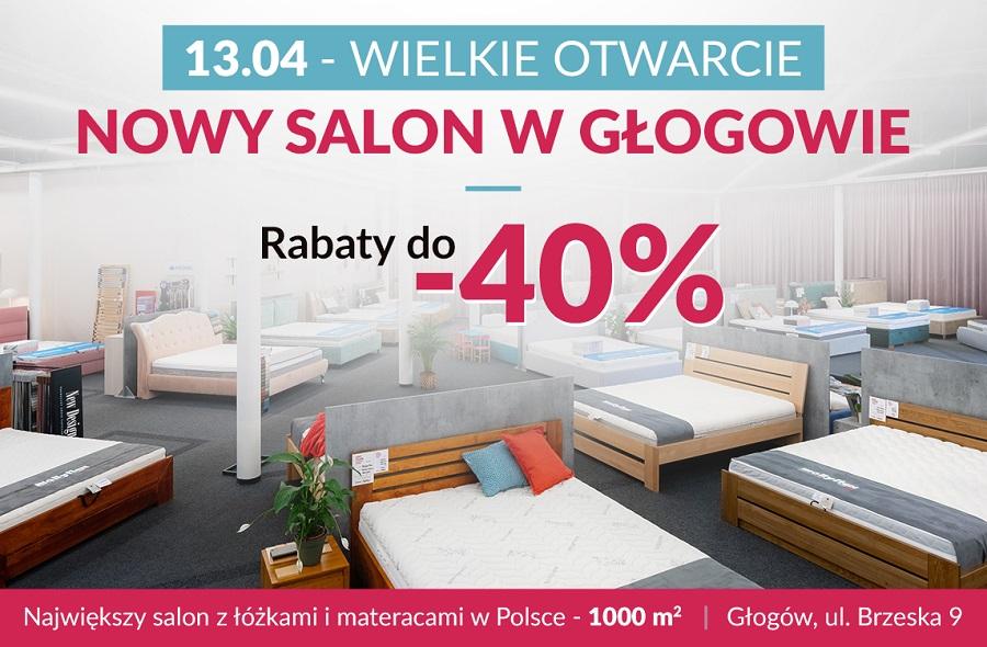 W Głogowie otwiera się innowacyjny i największy w Polsce salon z łóżkami i materacami