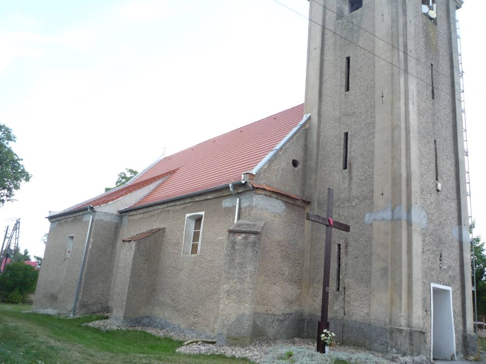 Trwa remont wieży w kościele w Gogołowicach (FOTO)