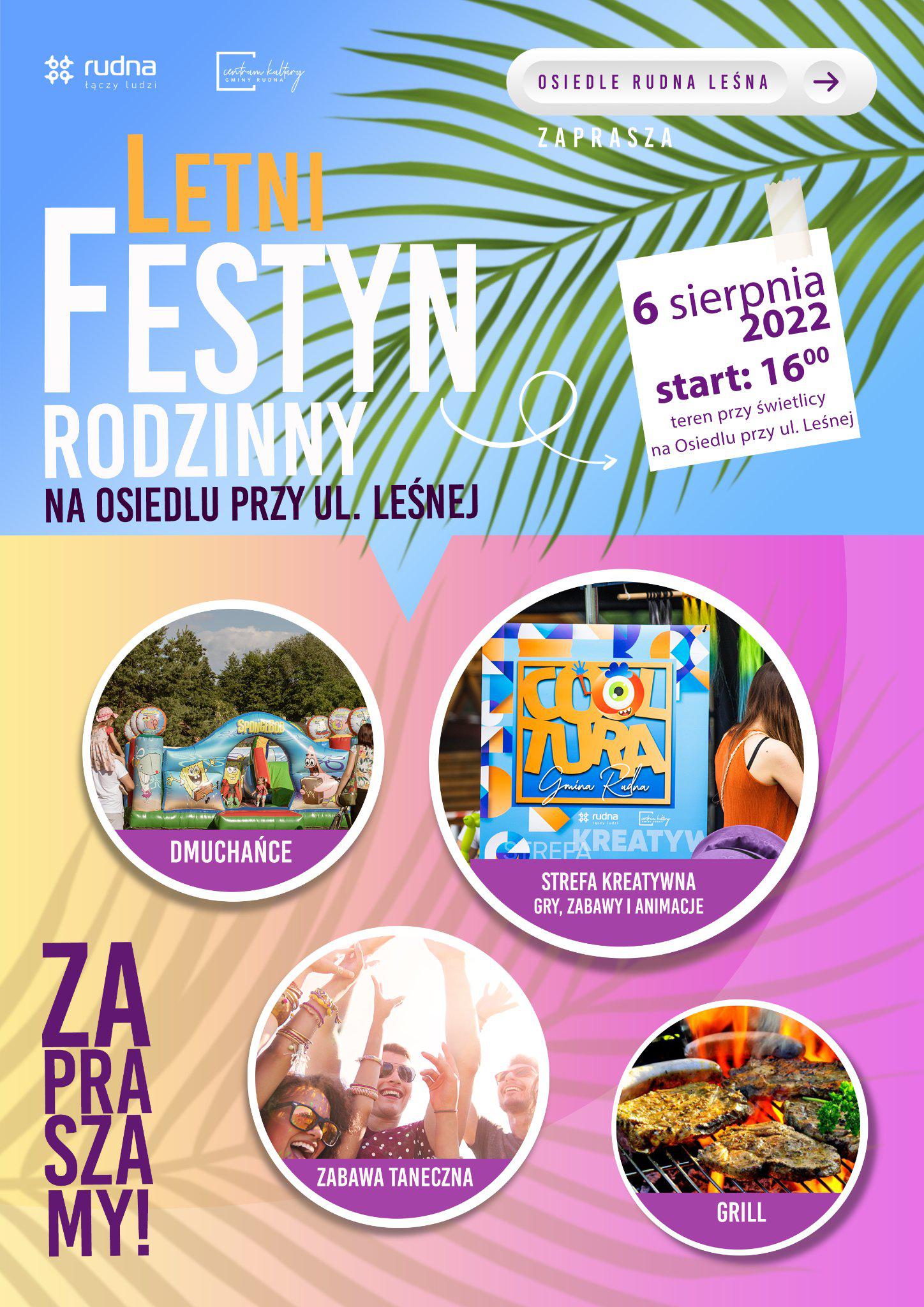 Imprezowy weekend 5-7 sierpnia w gminie Rudna