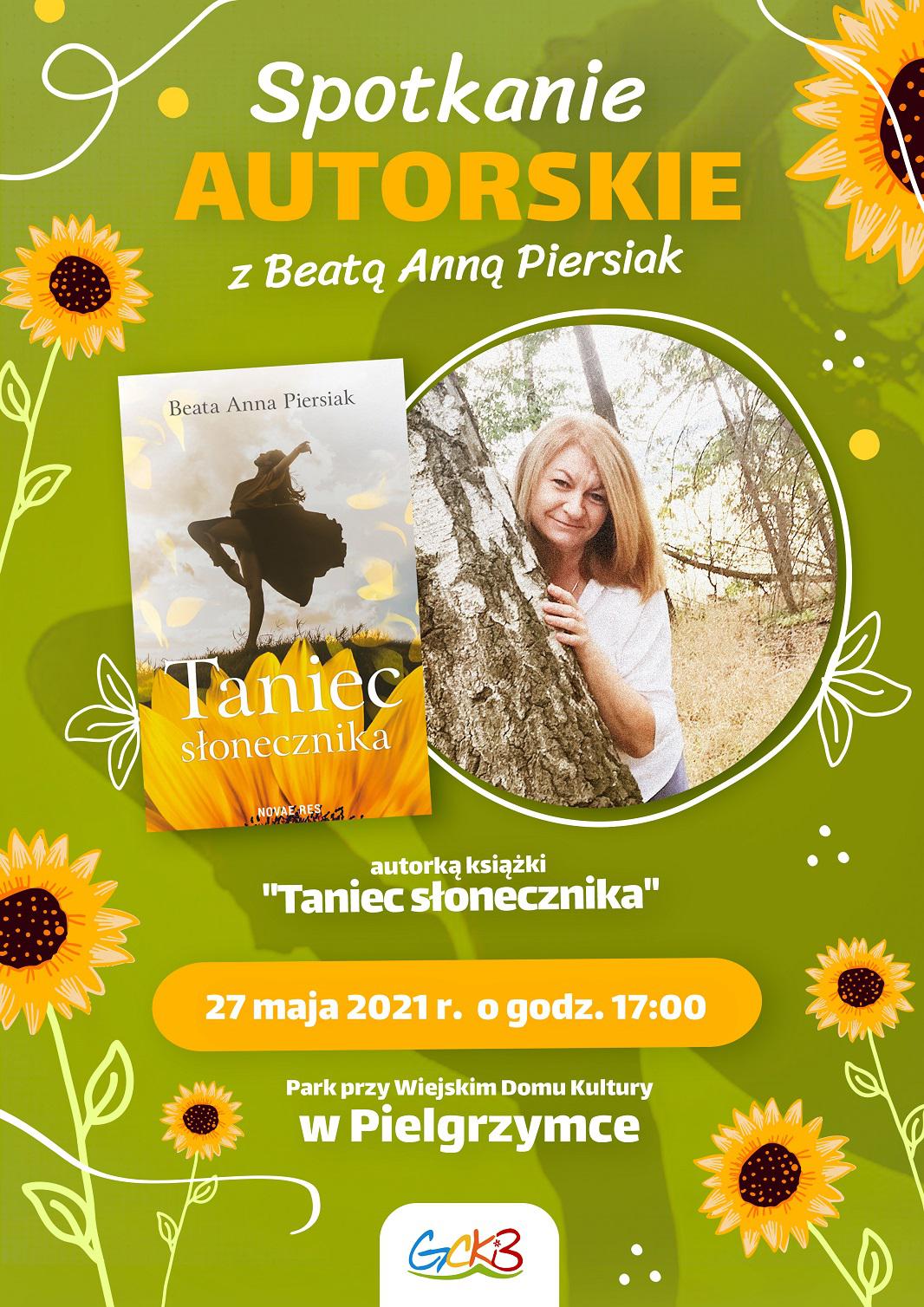 Autorka "Tańca słonecznika" spotka się z czytelnikami w Pielgrzymce