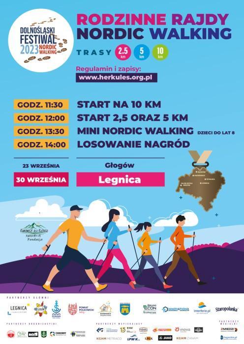 W sobotę w Legnicy wielki finał Dolnośląskiego Festiwalu Nordic Walking