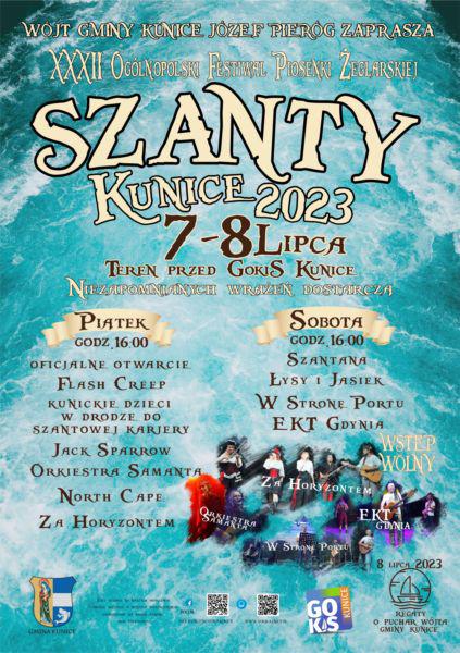 XXXII Festiwal Szanty Kunice już 7 i 8 lipca