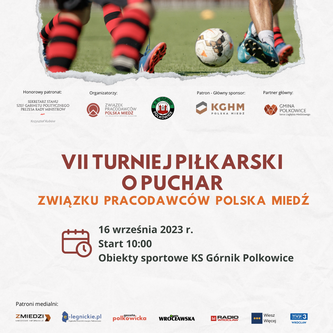Trwają zapisy do VII Turnieju o Puchar Związku Pracodawców Polska Miedź