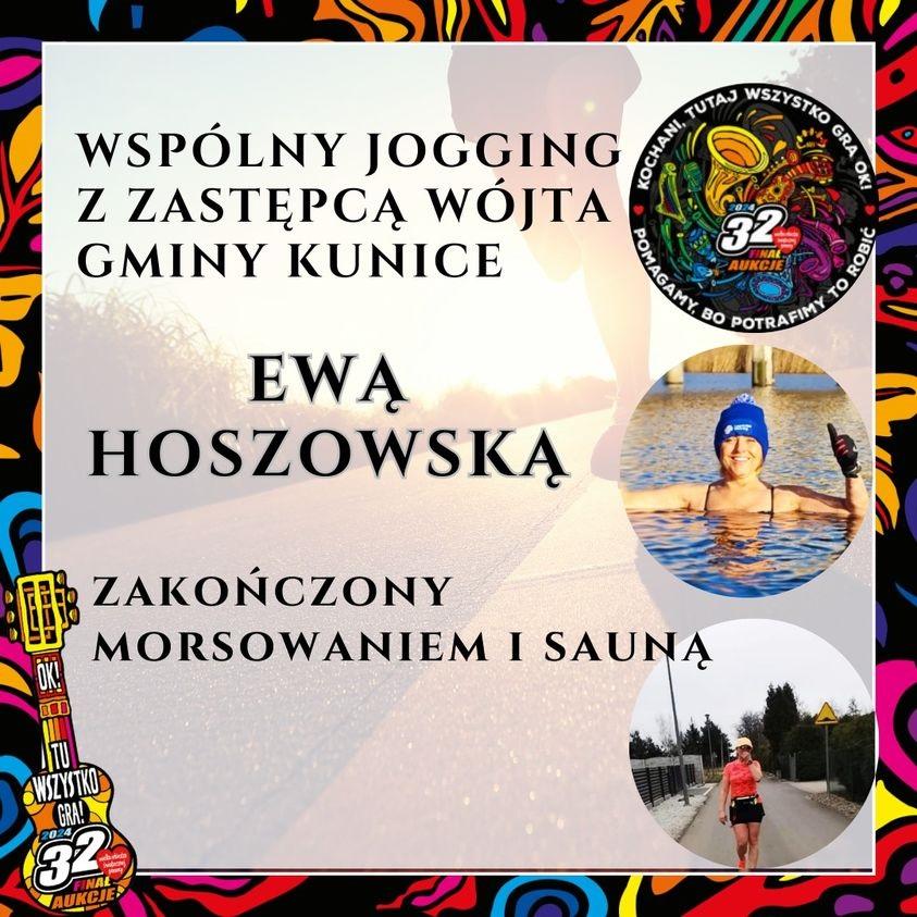 Samorządowcy nie zawodzą: licytuj morsowanie i jogging z Ewą Hoszowską