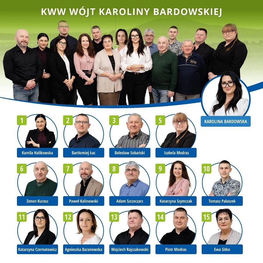 Mocna drużyna K.Bardowskiej gotowa na wybory