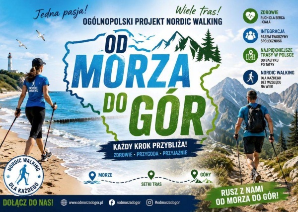 Od Morza do Gór zawita do Chocianowa! Wielki Festiwal Nordic Walking już 29 sierpnia