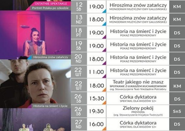 Wrzesień w Teatrze Modrzejewskiej