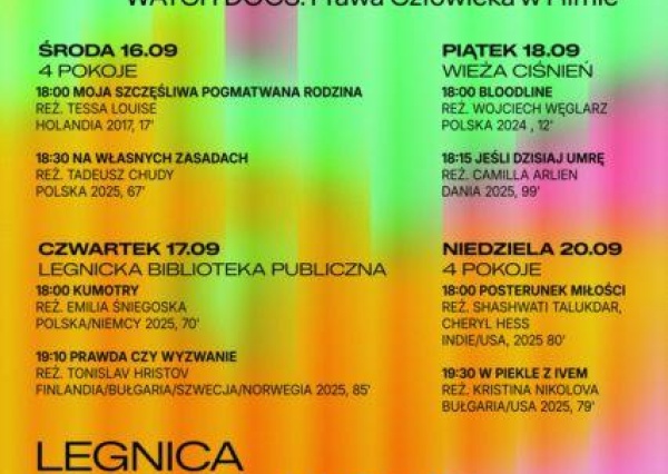 Festiwal filmów dokumentalnych WATCH DOCS