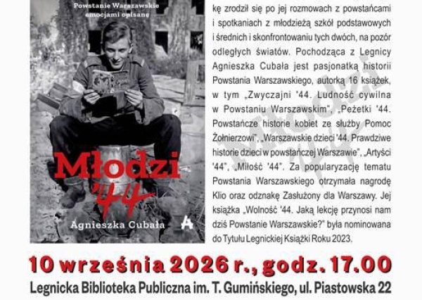Spotkanie autorskie z Agnieszką Cubałą