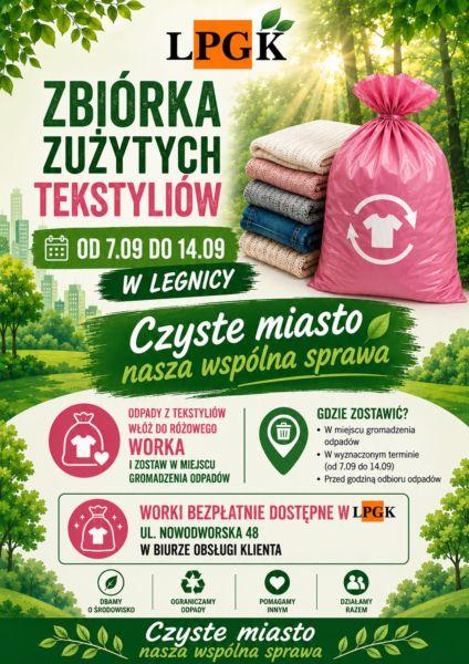 Legnica. Ważny harmonogram na wrzesień! Sprawdź, kiedy przyjadą po tekstylia i ubrania