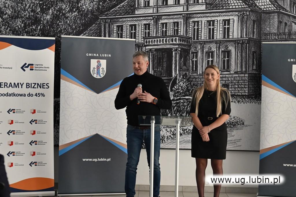 Przedsiębiorcy spotkali się w gminie Lubin