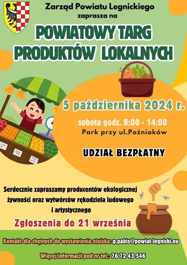 Powiatowe Targi Produktów Lokalnych w Chojnowie – do końca tygodnia trwają zapisy dla wystawców