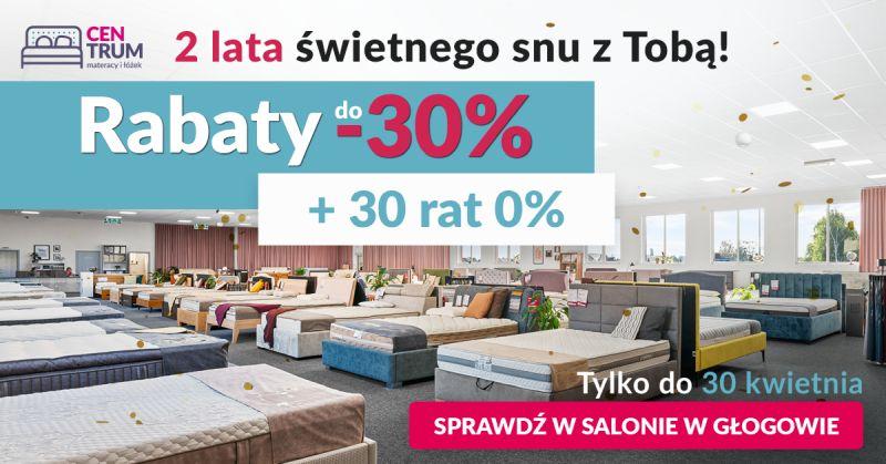 Do Głogowa przyjeżdżają po dobry sen. Sypialnioland świętuje 2. urodziny i zaprasza na wyjątkowe promocje