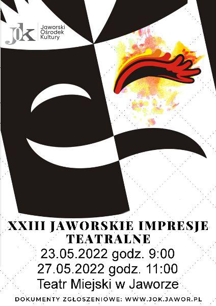 Zaproszenie na XXIII Jaworskie Impresje Teatralne