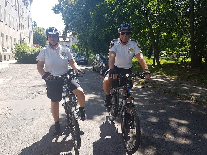 straz miejska na rowerach fot jagoda balicka1