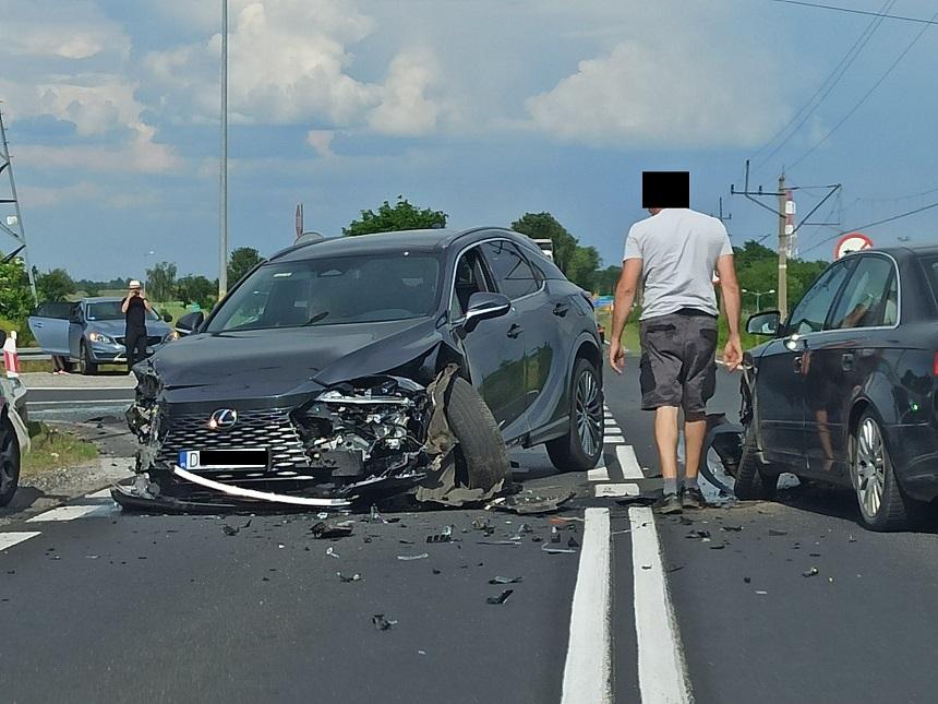 Wypadek na trasie Legnica - Złotoryja