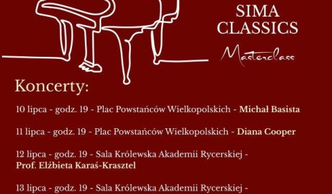 SIMA Classic Masterclass 2025 – Pianistyczne święto w Legnicy