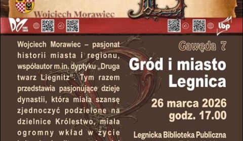 Wojciecha Morawca gawędy o… Piastach Legnickich. Gród i miasto Legnica