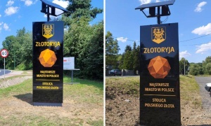 Świecą się, błyszczą i witają złotem – oto nowe złotoryjskie witacze 
