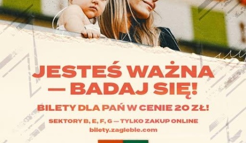 Różowy październik. Bilety dla Pań na mecz z Legią w promocyjnej cenie