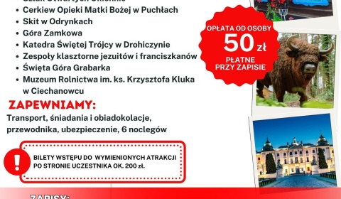 Podlasie w ruchu czyli gmina Rudna organizuje wyjazd za seniorów. Za grosze !