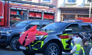 Strażacy na prochowickim Rynku (FOTO)