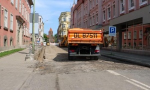 Trwa przebudowa ul. Gwarnej i Złotoryjskiej. Zmiana organizacji ruchu