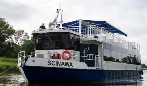 Statek zamiast autobusu? Jest pomysł na odrzańską komunikację Ścinawa–Chobienia–Głogów