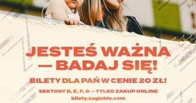 Różowy październik. Bilety dla Pań na mecz z Legią w promocyjnej cenie
