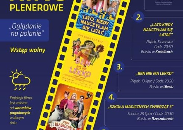 Kino plenerowe „Oglądanie na polanie”