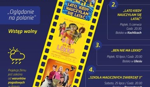 Kino plenerowe „Oglądanie na polanie”