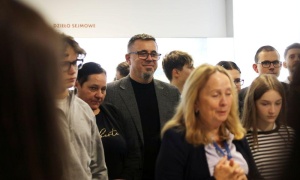  Młodzież odwiedziła Sejm na zaproszenie posła Łukasza Horbatowskiego