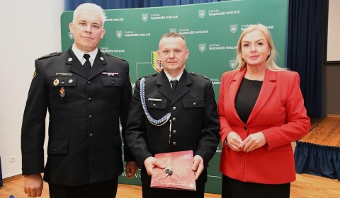 Nowy wóz bojowy wjechał do remizy w Wądrożu Wielkim (FOTO)