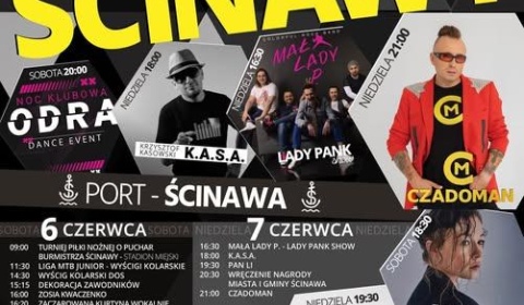 Dni Ścinawy w pierwszy weekend czerwca. Na bogato w porcie