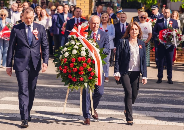 Mieszkańcy Polkowic uczcili święto Konstytucji 3 Maja