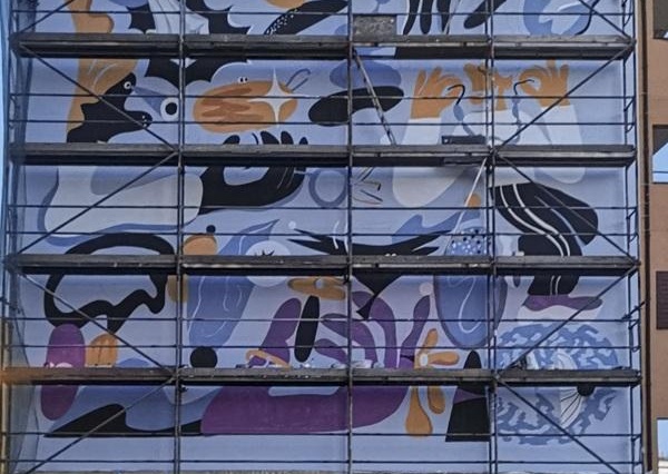 Powstaje mural promujący Legnicki Festiwal SREBRO