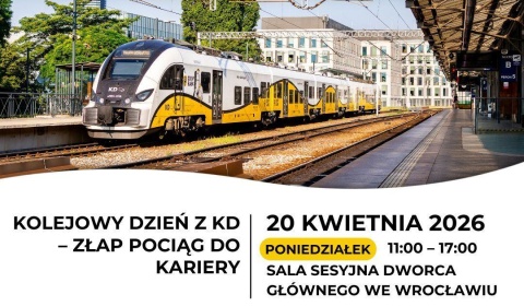Poniedziałek z Kolejami Dolnośląskimi. Złapcie pociąg do kariery!