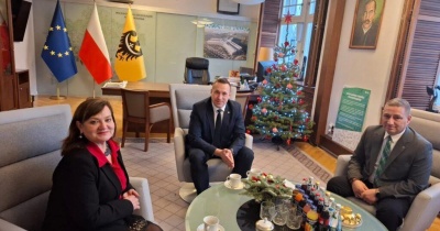 Burmistrz A.Sielicka i Marszałek P.Gancarz rozmawiali o strategii rozwoju Prochowic