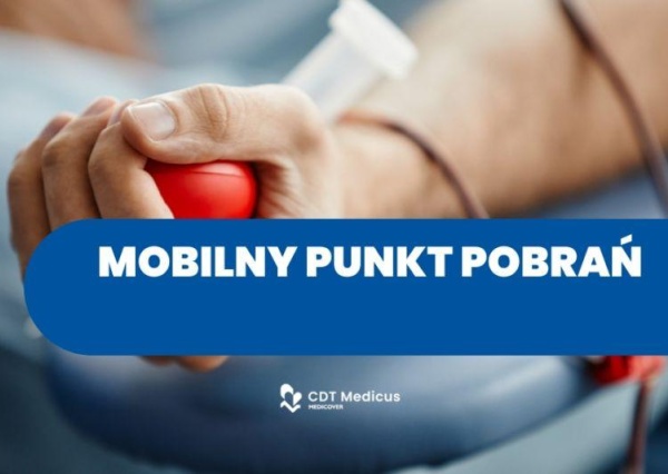 Mobilny punkt pobrań CDT Medicus dostępny w Lubinie, Legnicy i Jaworze