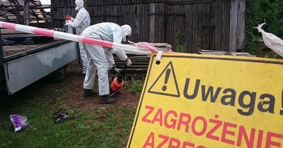 58 ton azbestu mniej na terenie gminy Lubin