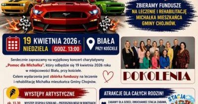 Festyn charytatywny „Pomoc dla Michałka” już 19 kwietnia w Białej