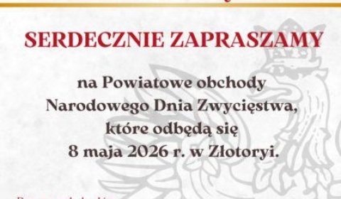  Starosta Rafał Miara zaprasza na uroczystości Narodowego Dnia Zwycięstwa 