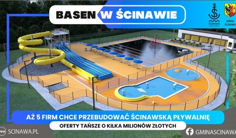 5 firm chce przebudować basen letni w Ścinawie
