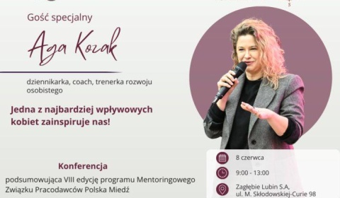 Aga Kozak gościem specjalnym konferencji podsumowującej VIII edycję Programu Mentoringowego ZPPM