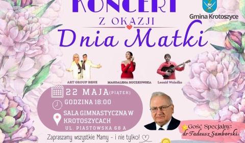 Krotoszyce w piątek świętują Dzień Matki