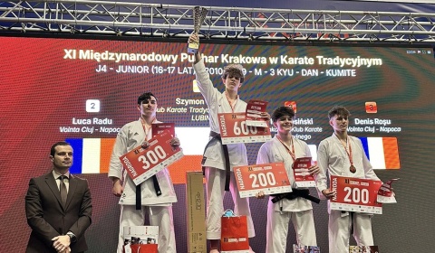 Udany start karateków z Lubina na Pucharze Krakowa