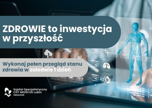 Przegląd zdrowia w 1 dzień w Szpitalu Specjalistycznym CDT Medicus