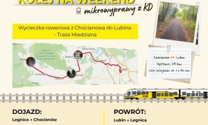 Prezes Kolei Dolnośląskich poleca Trasę Miedzianą. Rowerem z Chocianowa do Lubina i pociągiem do domu