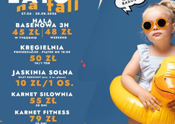 „Lato na fali” w Aquaparku Polkowice